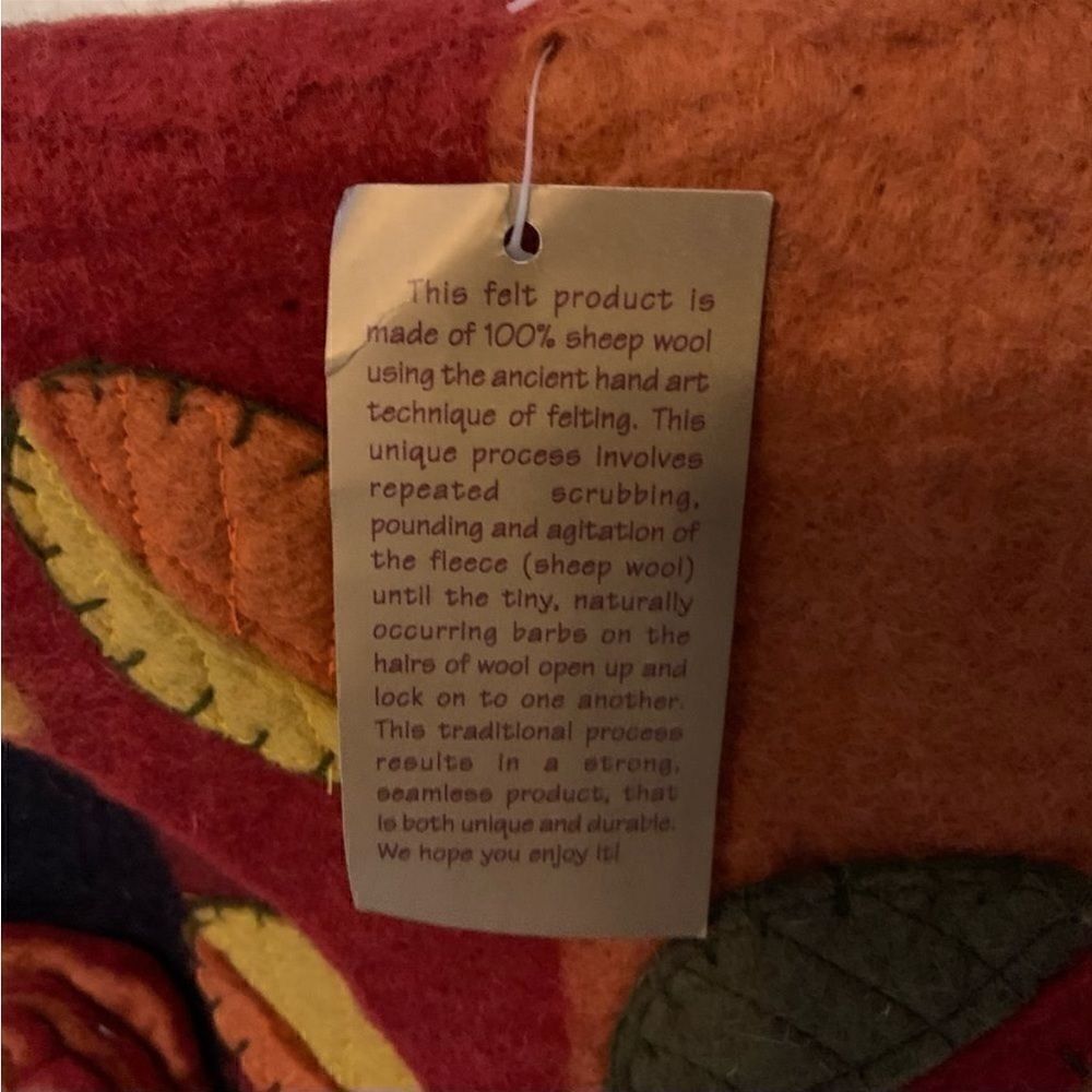 Rising Tide Boho Handmade Alpaca Wool Multi Color Purse - Picture 6 of 9